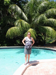 9/11/04 Our condo pool, Boca Raton