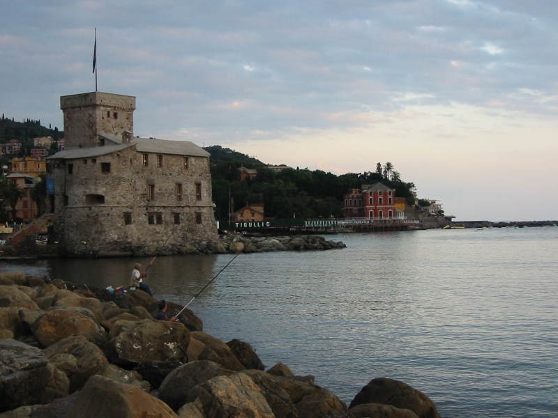 Rapallo's waterfront castle