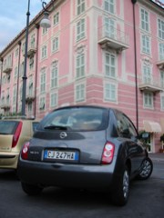 Our Micra in Rapallo