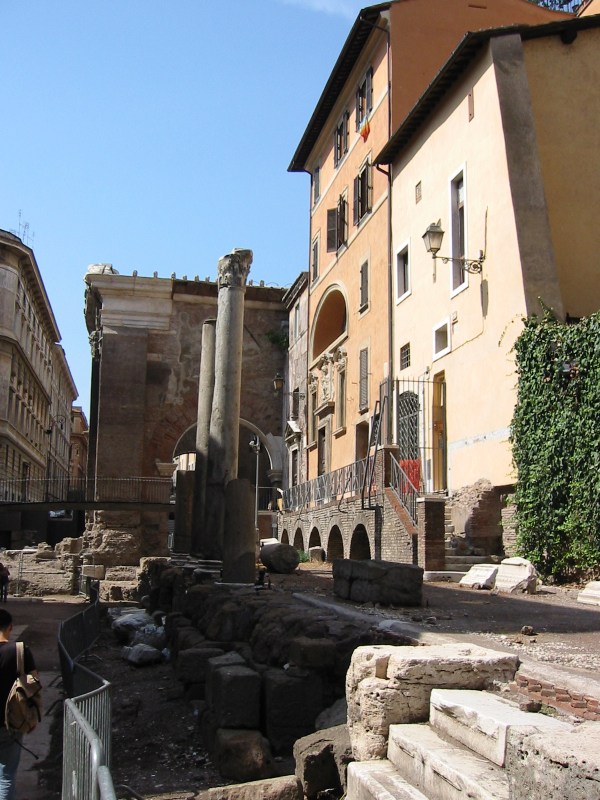 Ancient ruins at the Portico