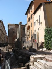 Ancient ruins at the Portico