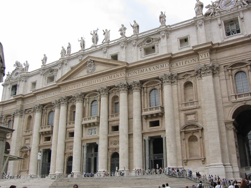 Entrance to Basilica di San Pietro