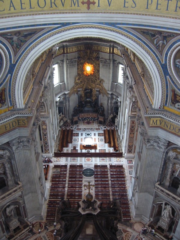 View of the apse