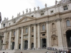 Entrance to Basilica di San Pietro