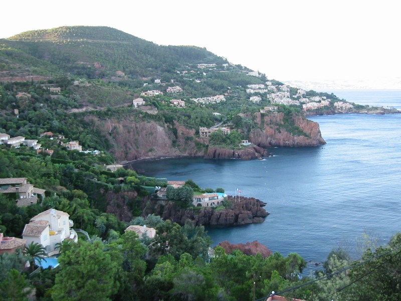 A view from the Corniche d'Oro