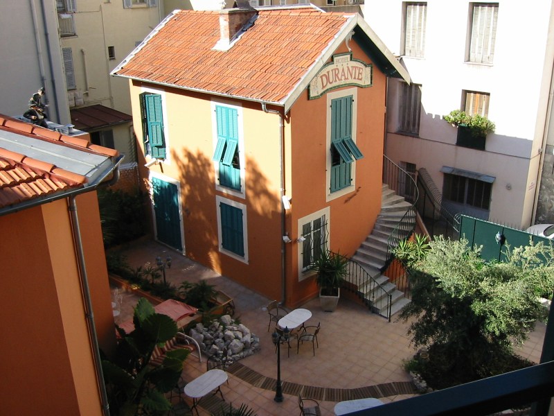 Hotel Durante courtyard