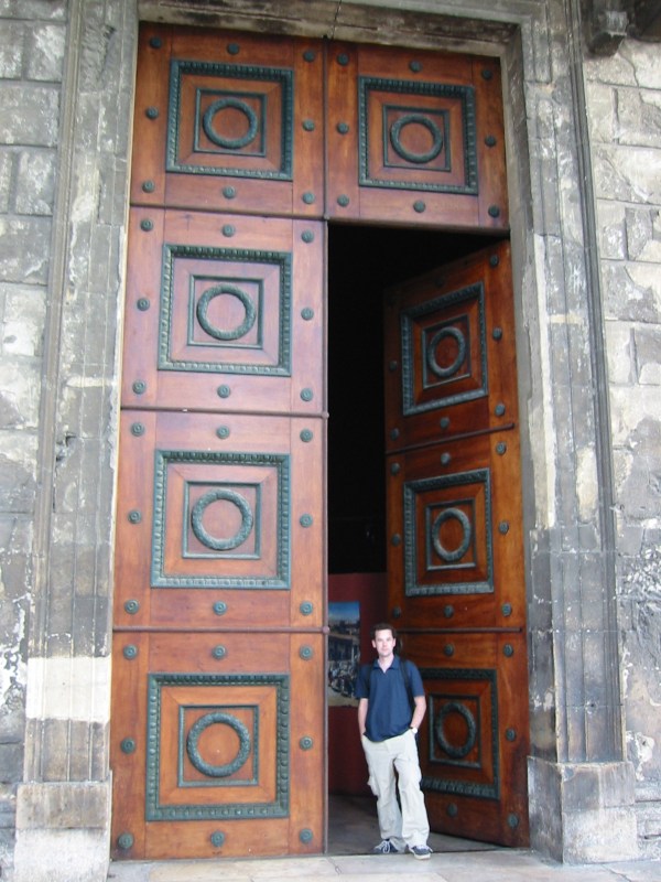 Entrance to Maison Carré