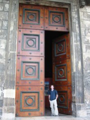 Entrance to Maison Carré