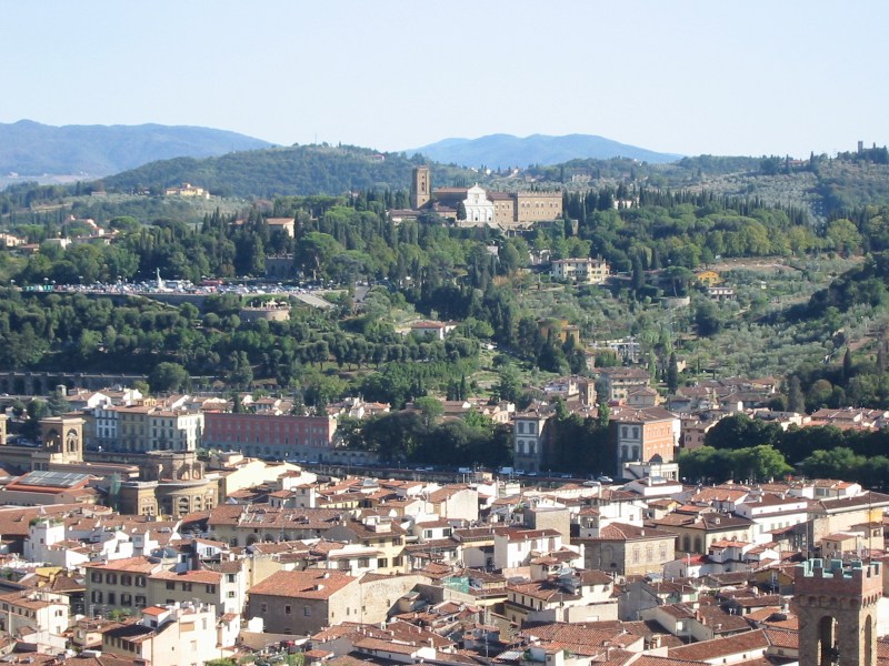 View across the Arno river