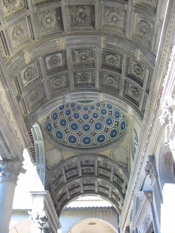 Entrance to  Cappella dei Pazzai